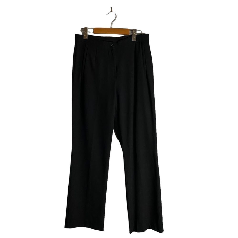 Haggar Women’s Petite Black Straight Leg Dress Pants